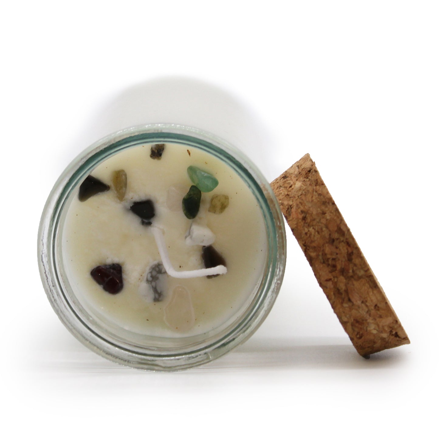 🔮 Magic Spell Candles – Hand-Poured Soy Wax with Gemstone Crystals & Intuitive Fragrances