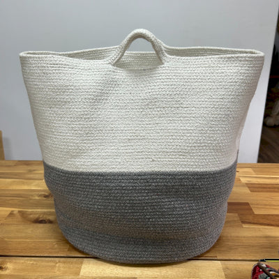 Cotton Rope Storage Baskets – Large Laundry Bin or 3-Piece Decorative Set