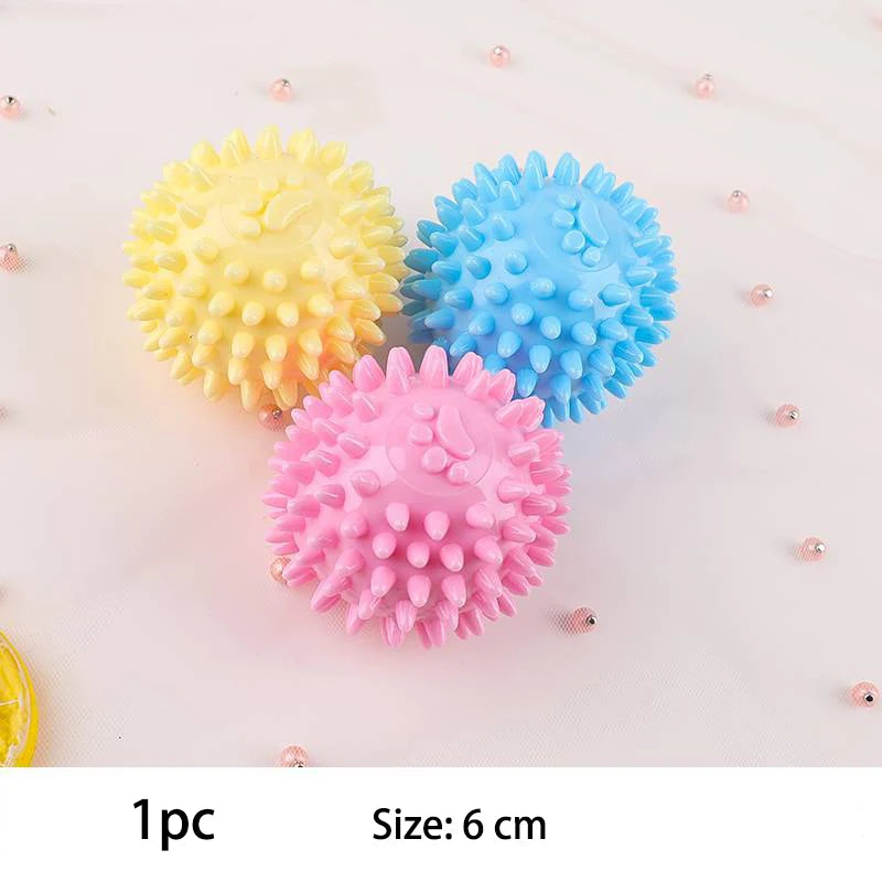 Durable Rubber Chew Toys for Dogs - Non-Toxic & Teeth Cleaning | Pink, Blue, Yellow Ditzy Petunia
