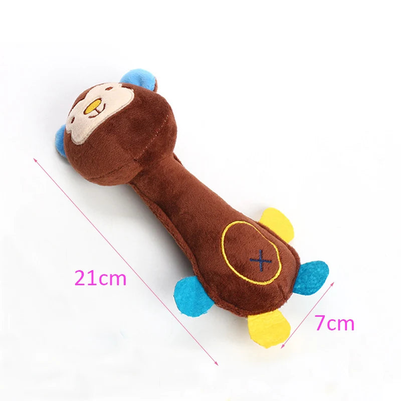 Small Dog Plush Toy with Squeaky - Durable Chew Toys for Puppies and Small Breeds Ditzy Petunia