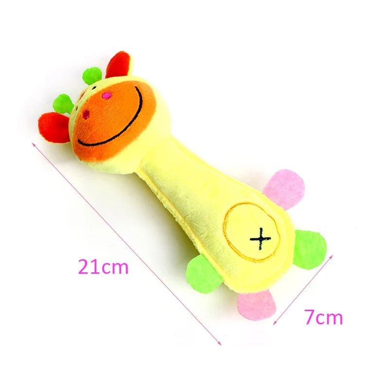 Small Dog Plush Toy with Squeaky - Durable Chew Toys for Puppies and Small Breeds Ditzy Petunia