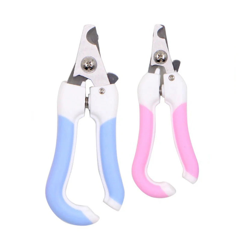 Pet Nail Clippers for Dogs, Cats & Rabbits – Sharp Stainless Steel Blades, Comfortable Grip Ditzy Petunia