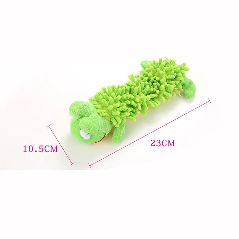 Small Dog Plush Toy with Squeaky - Durable Chew Toys for Puppies and Small Breeds Ditzy Petunia