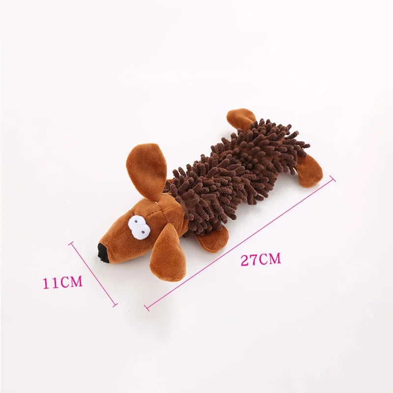 Small Dog Plush Toy with Squeaky - Durable Chew Toys for Puppies and Small Breeds Ditzy Petunia