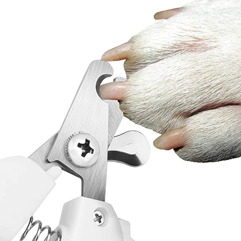 Pet Nail Clippers for Dogs, Cats & Rabbits – Sharp Stainless Steel Blades, Comfortable Grip Ditzy Petunia