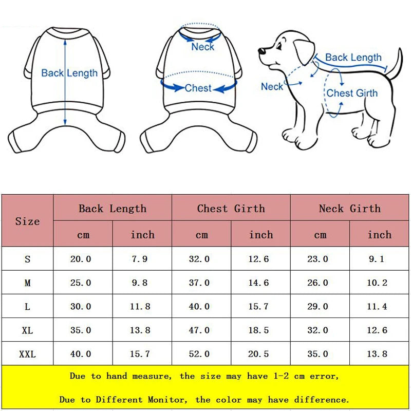 Rainbow Striped Dog Clothes - Warm Fleece Vest Shirt for Small Dogs & Cats, Winter Apparel