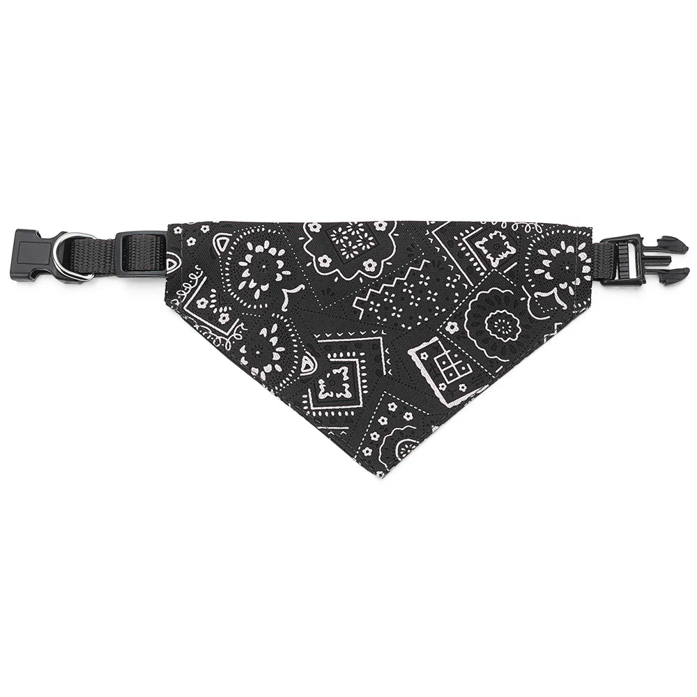 Adjustable Pet Bandana Collar – For Cats & Small Dogs