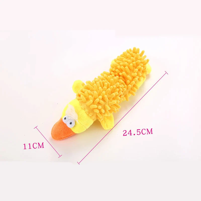 Small Dog Plush Toy with Squeaky - Durable Chew Toys for Puppies and Small Breeds Ditzy Petunia