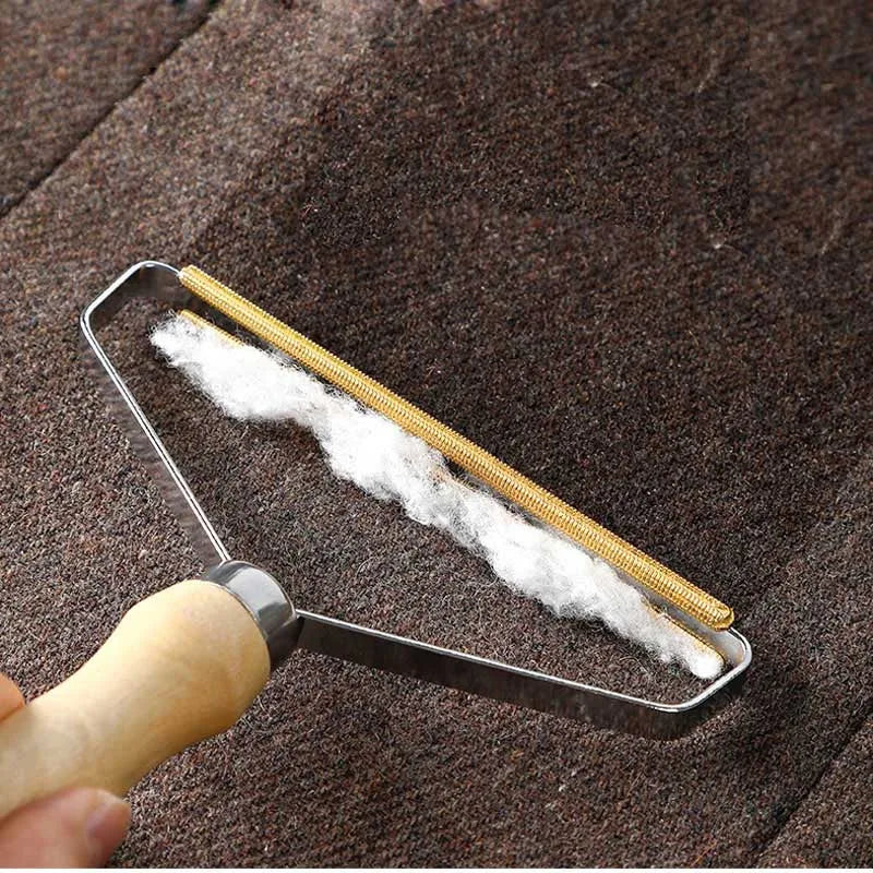 Portable Pet Hair Remover Brush – Manual Lint Roller for Clothes, Sofa, and Upholstery