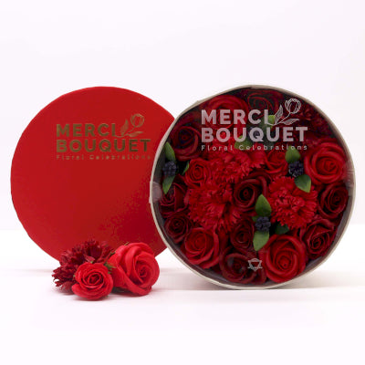 Soap Flower Gift Boxes – Romantic Scented Flower Soaps in Elegant Display Packaging