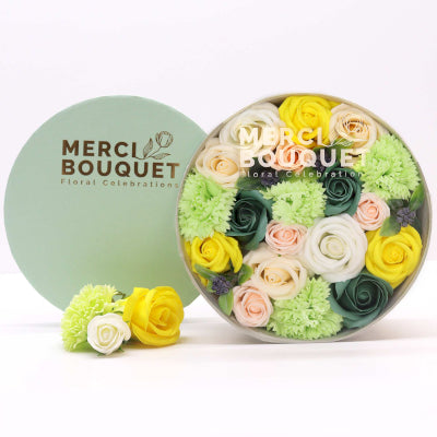 Soap Flower Gift Boxes – Romantic Scented Flower Soaps in Elegant Display Packaging