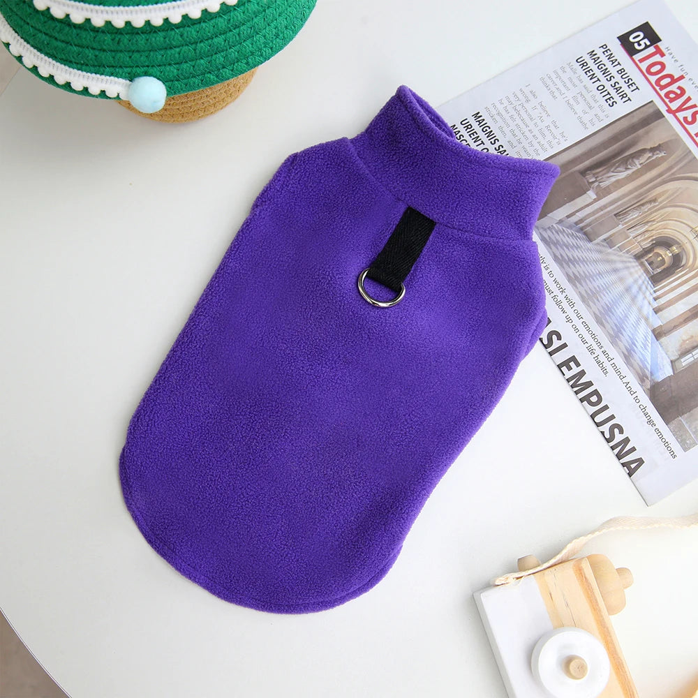 Winter Fleece Pet Vest – Cozy, Soft, and Perfect for Chilly Days