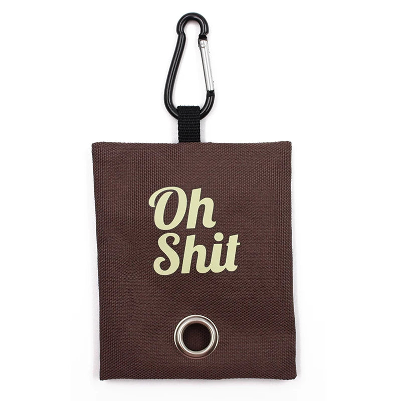 Canvas Dog Poop Bag Holder - Durable, Lightweight, and Eco-Friendly Ditzy Petunia