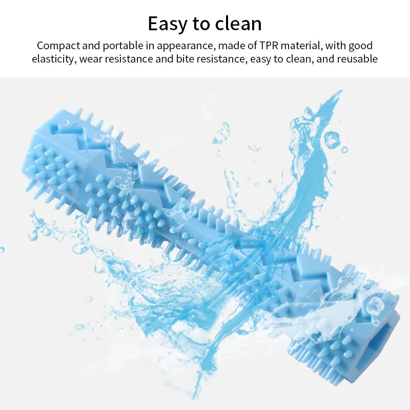 Pet Molar Teeth Cleaning Toy – Durable Hexagonal Chew for Dogs