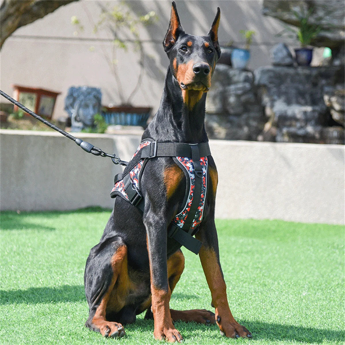 Soft Nylon Puppy Vest Harness โ Secure & Comfortable for Daily Walks