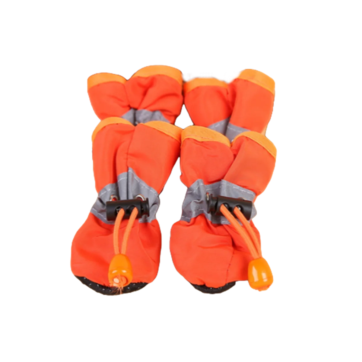 4pcs Waterproof PU Dog Shoes – Non-Slip Puppy Boots for Small to Medium Dogs