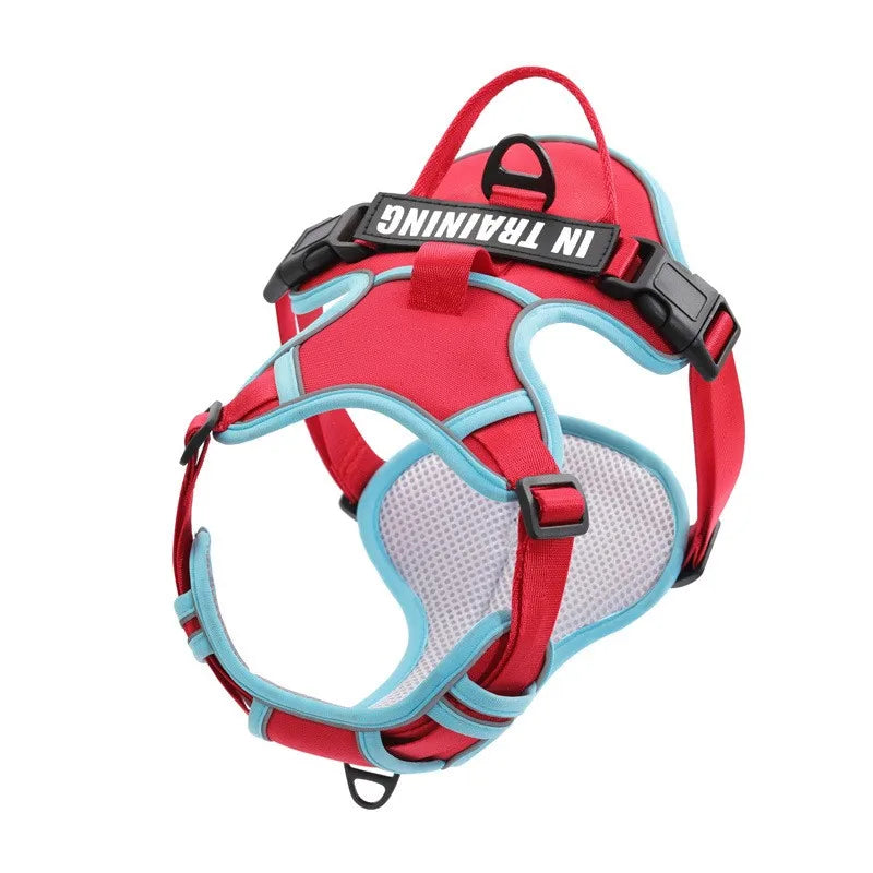 Adjustable Reflective Dog Harness – No-Pull, Breathable, Personalized