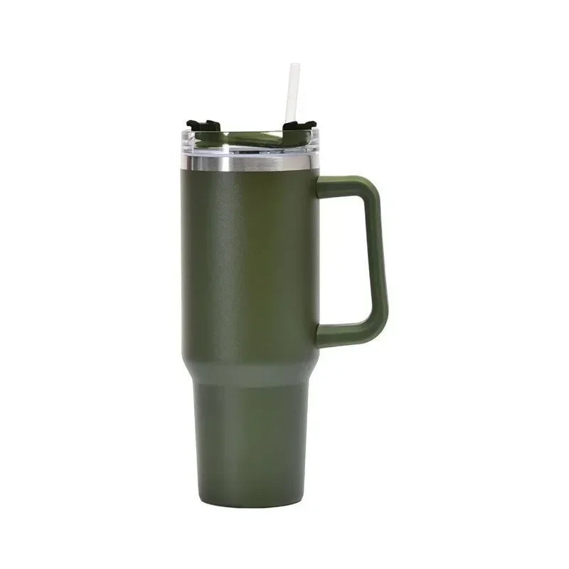 1200ml Stainless Steel Vacuum Flask - Thermos for Hot & Cold Drinks | Leak-Proof, Portable, Eco-Friendly Ditzy Petunia