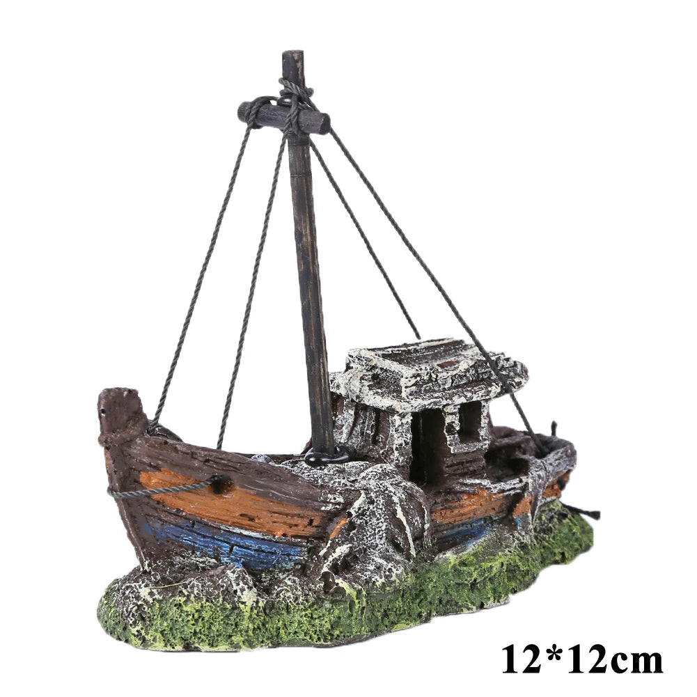 Aquarium Hollow Log Decor – Non-Toxic Resin Fish Hiding Cave & Driftwood Decoration for Aquariums