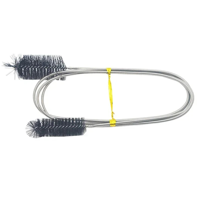 Flexible Aquarium Cleaning Brush – Stainless Steel Hose Brush for Fish Tanks, Filters & Tubing