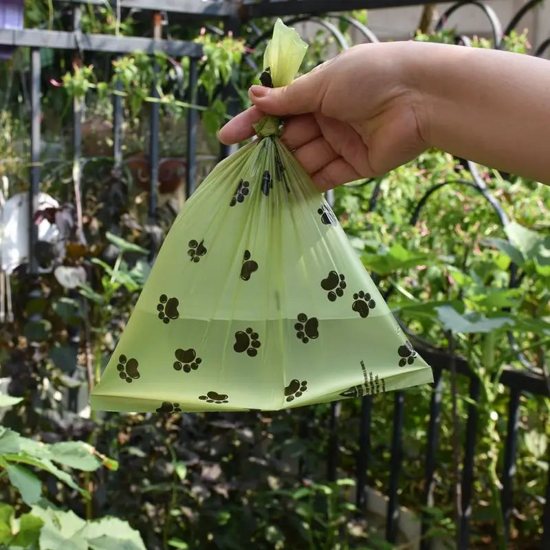 Portable Dog Poop Bags with Dispenser – Colorful, Eco-Friendly & Convenient Pet Waste Solution Ditzy Petunia