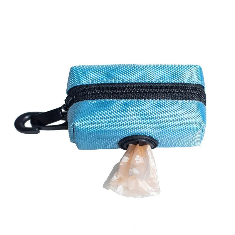 Dog Poop Bag Dispenser - Portable Waste Bag Holder for Outdoor Pet Cleanup Ditzy Petunia
