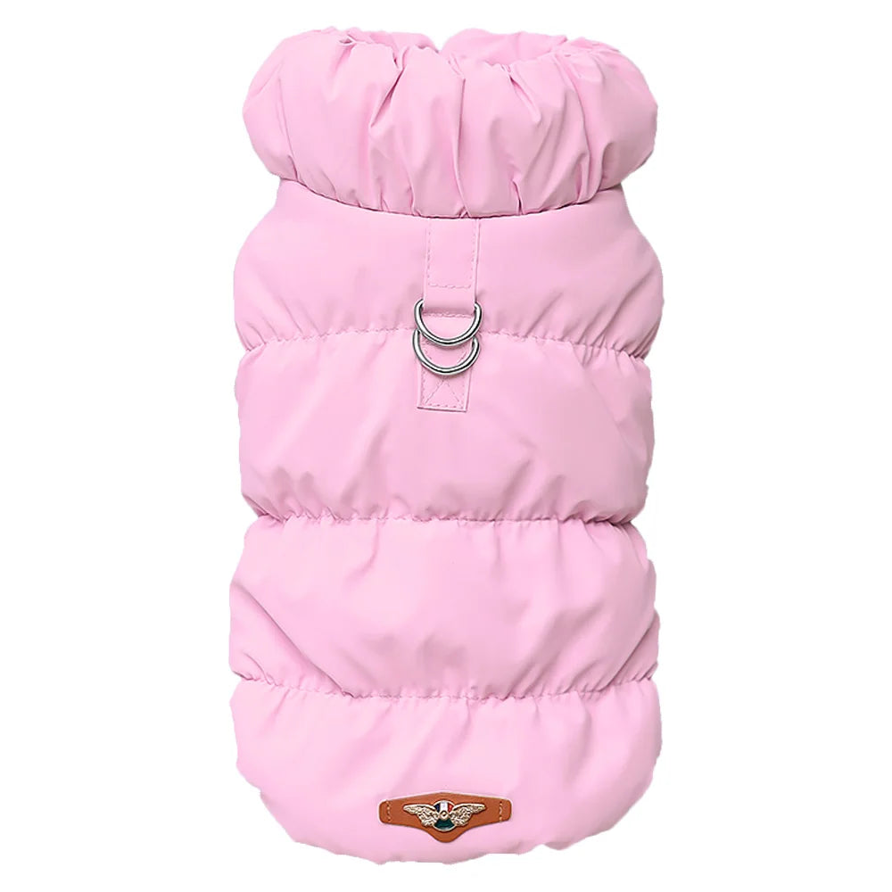 Soft Warm Dog Clothes Winter Padded Puppy Cat Coat Jacket for Small Medium Dogs | Chihuahua French Bulldog Poodle Vest Pet Outfitutfit Ditzy Petunia
