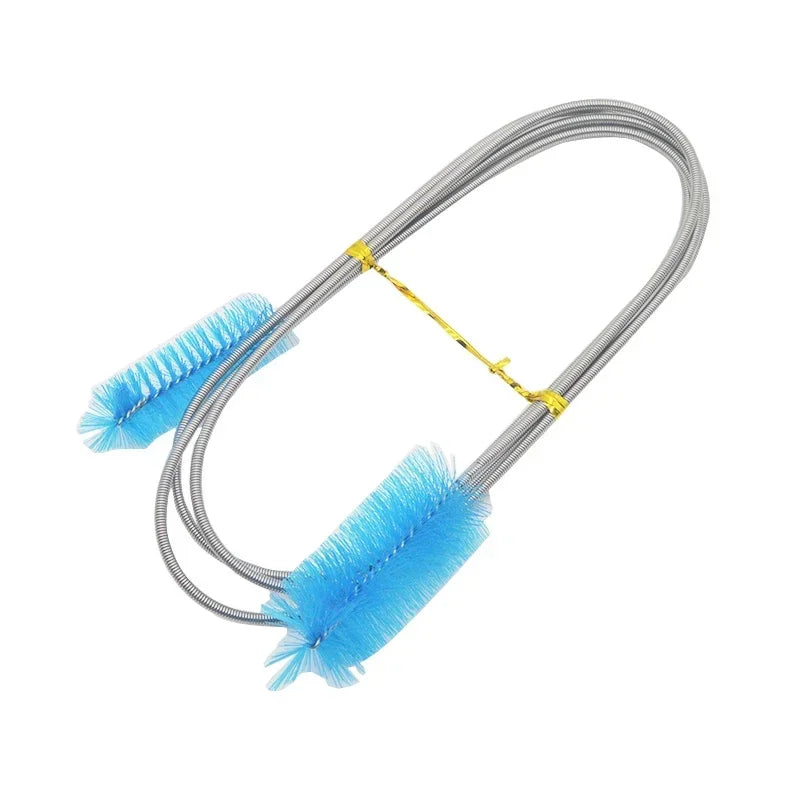 Flexible Aquarium Cleaning Brush – Stainless Steel Hose Brush for Fish Tanks, Filters & Tubing