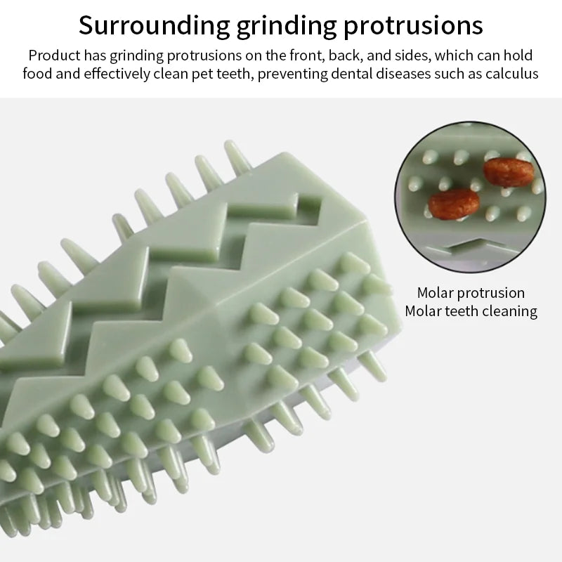 Pet Molar Teeth Cleaning Toy – Durable Hexagonal Chew for Dogs