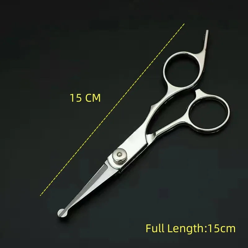 Professional Pet Grooming Scissors Set - Stainless Steel Dog Hair Trimming Tools