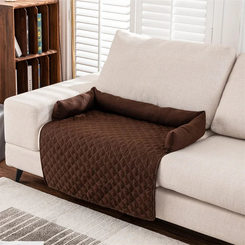 Waterproof Anti-Slip Pet Sofa Mat | Washable Dog & Cat Couch Slipcover | Anti-Dirt Protector for Living Room Furniture & Pet Beds Ditzy Petunia