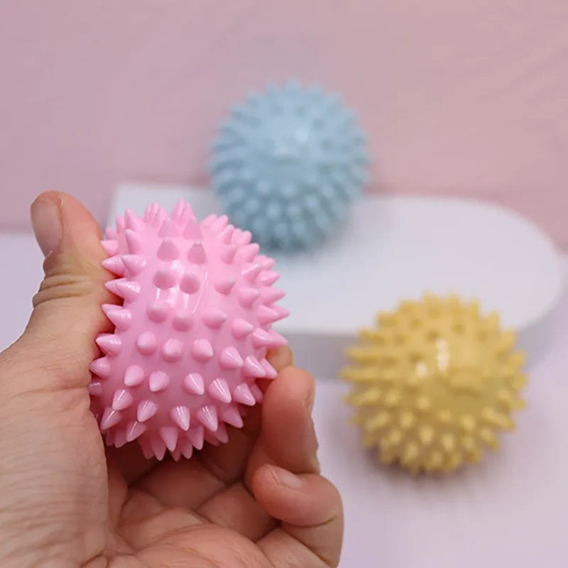 Dog Chewing Toy Interactive Rubber Ball | Indestructible Footprint Ball for Small & Large Dogs & Cats | Pet Tooth Cleaning & Accessories