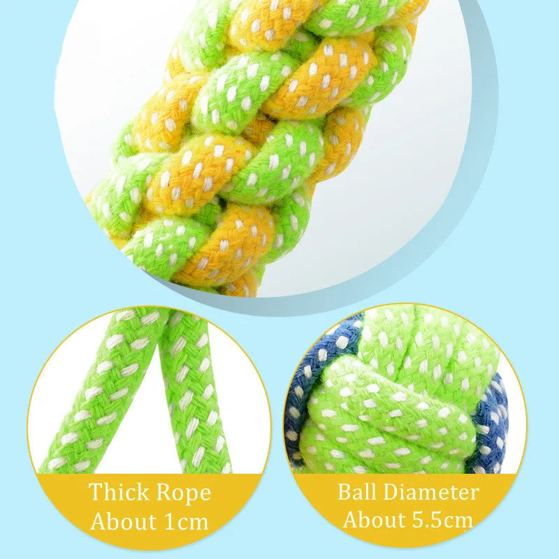 Interactive Dog Rope Toys - Safe Chew & Dental Care for Puppies & Large Dogs Ditzy Petunia