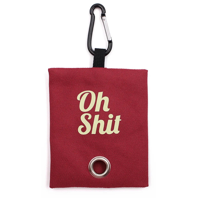 Canvas Dog Poop Bag Holder - Durable, Lightweight, and Eco-Friendly Ditzy Petunia
