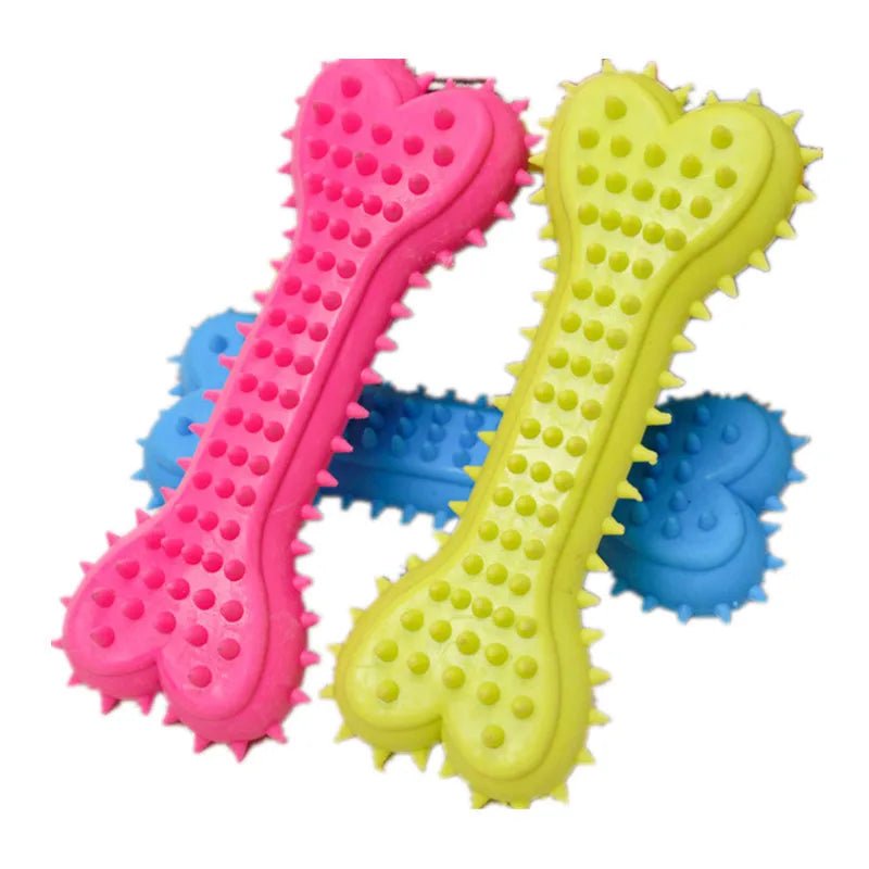 š¾ Spiked Rubber Dog Chew Toy ā Teeth Cleaning & Training Ball