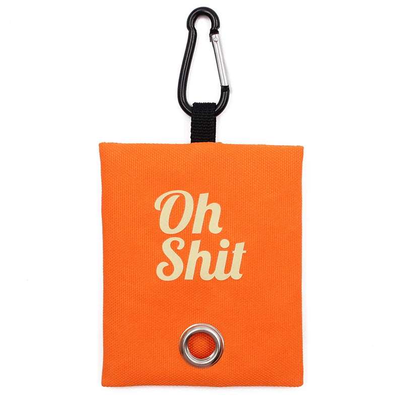 Canvas Dog Poop Bag Holder - Durable, Lightweight, and Eco-Friendly Ditzy Petunia