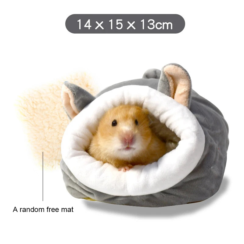 Cozy Fleece Hamster Nest β Soft, Warm & Snuggly Hideout