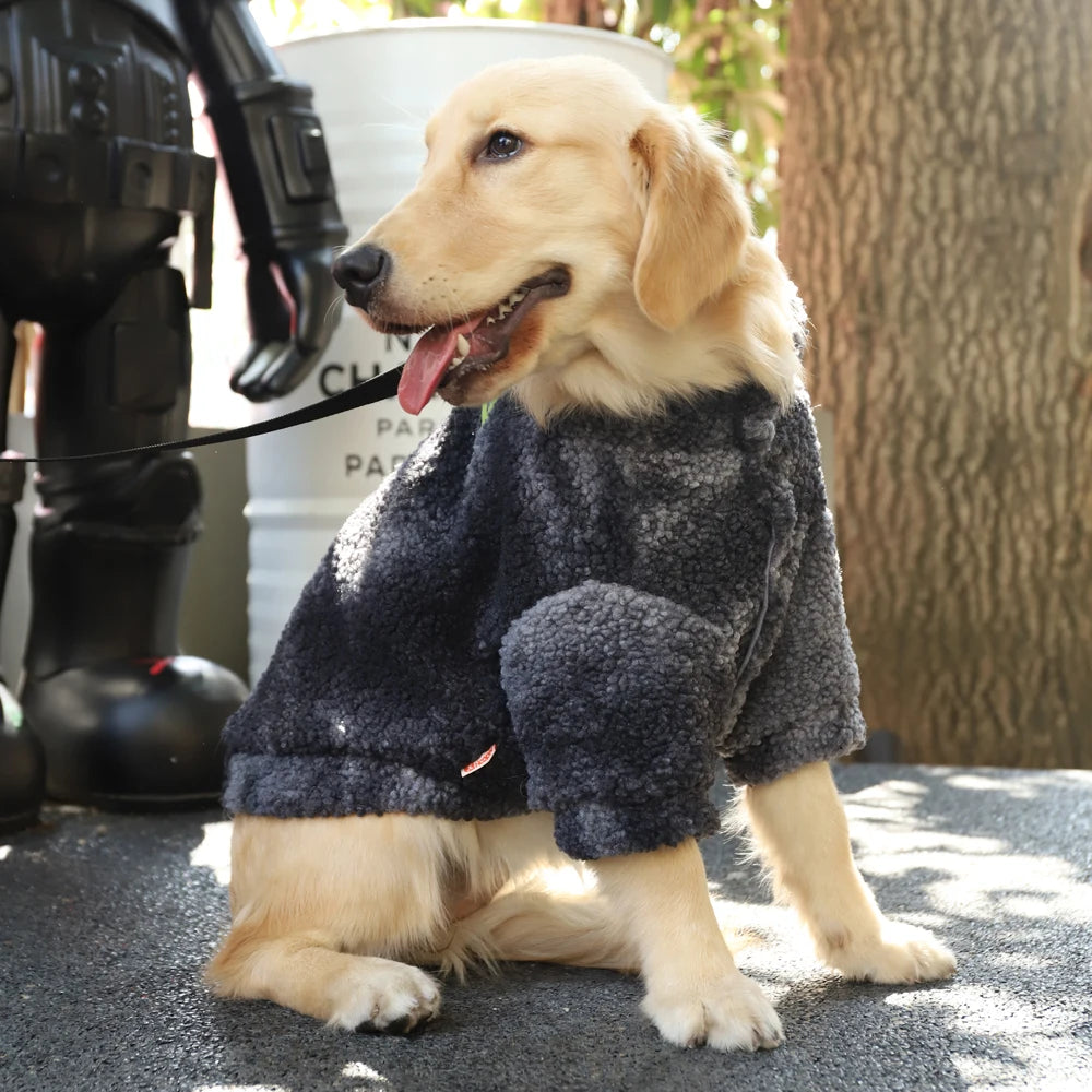 Warm Gradient Dog Jacket - Lamb's Wool Winter Coat for Dogs | Thick, Windproof, and Stylish Pet Clothing Ditzy Petunia