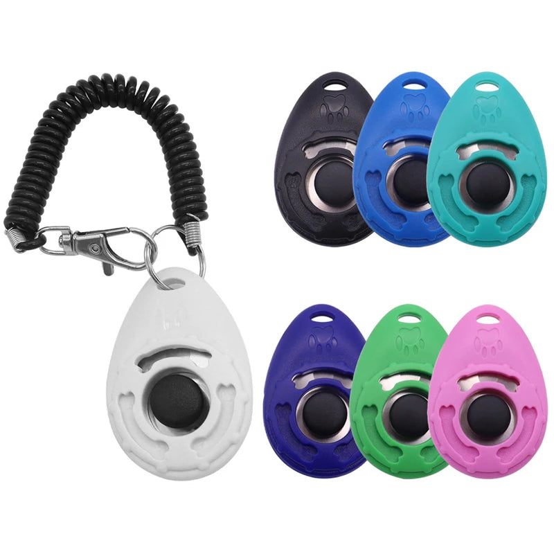 Pet Training Clicker with Wrist Strap – Effective Behavior Training Tool for Dogs, Cats, and More