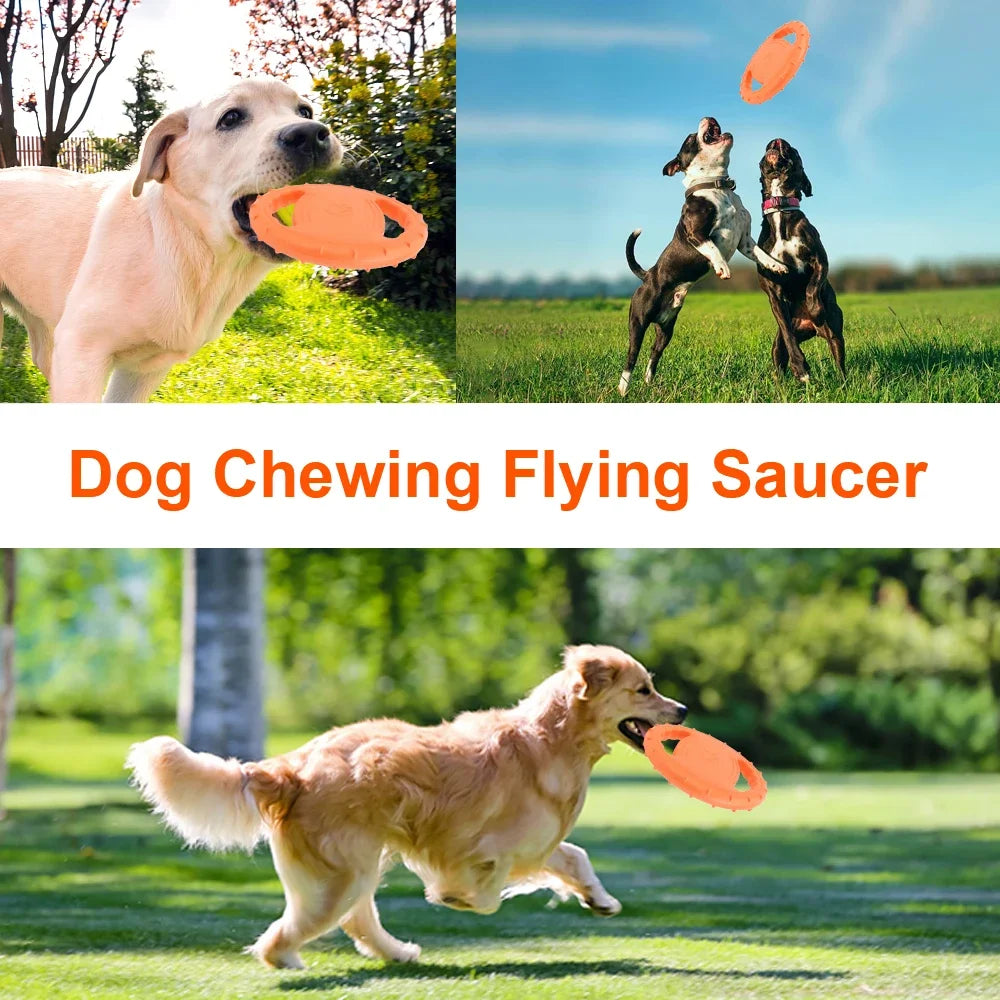 EVA Dog Flying Disc - Floating, Bite-Resistant Toy for Outdoor Play