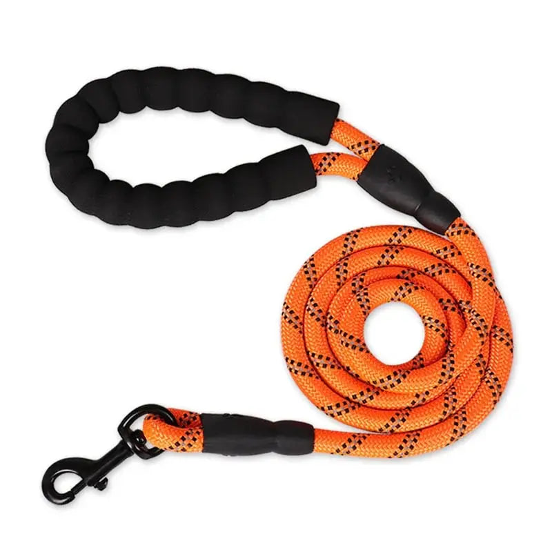 Heavy-Duty Reflective Nylon Dog Leash – 150cm / 200cm / 300cm