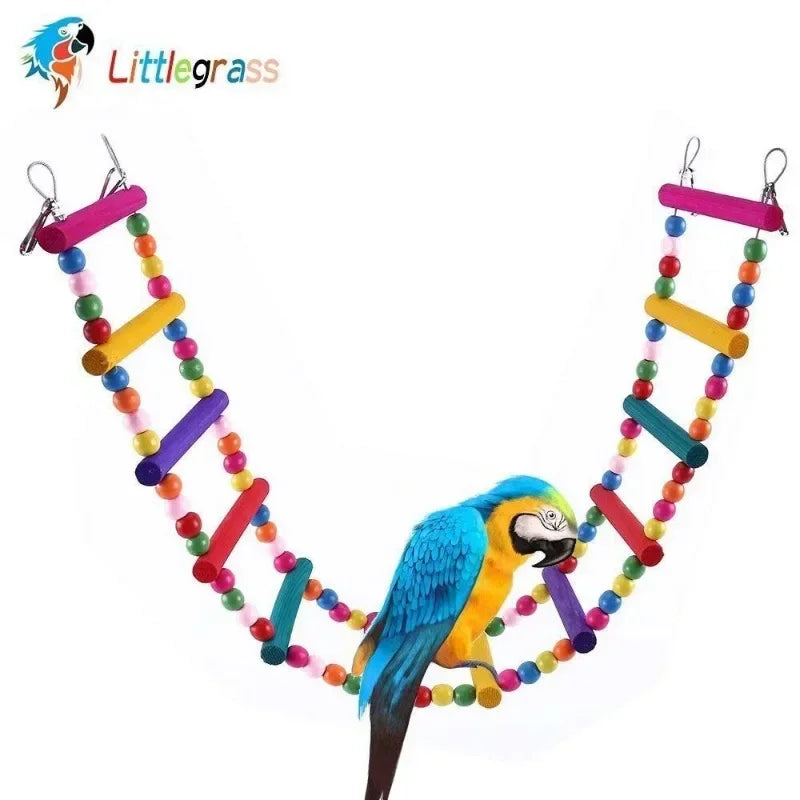 Bird Toy Set – Swing, Chew, and Training Toys for Small Parrots