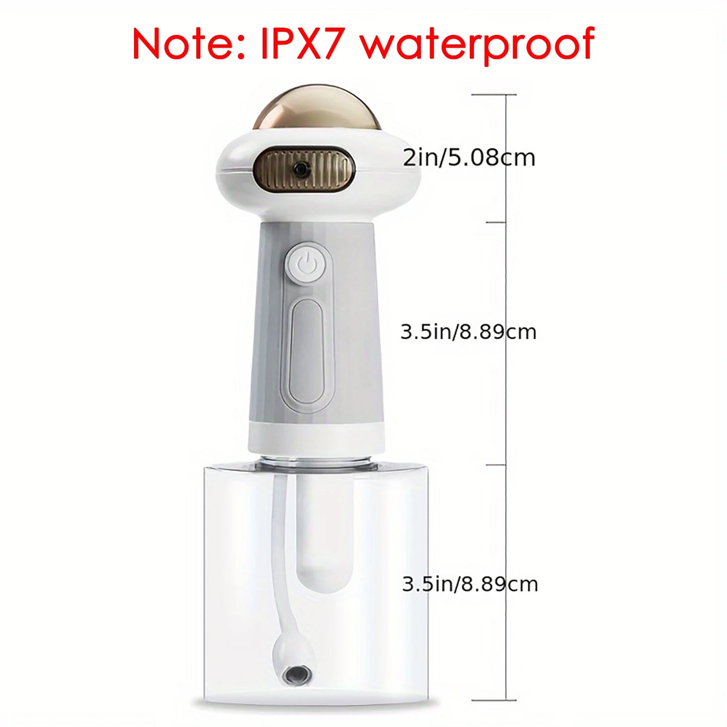 Automatic Pet Foaming Soap Dispenser – USB Rechargeable Cat & Dog Shampoo Machine Ditzy Petunia