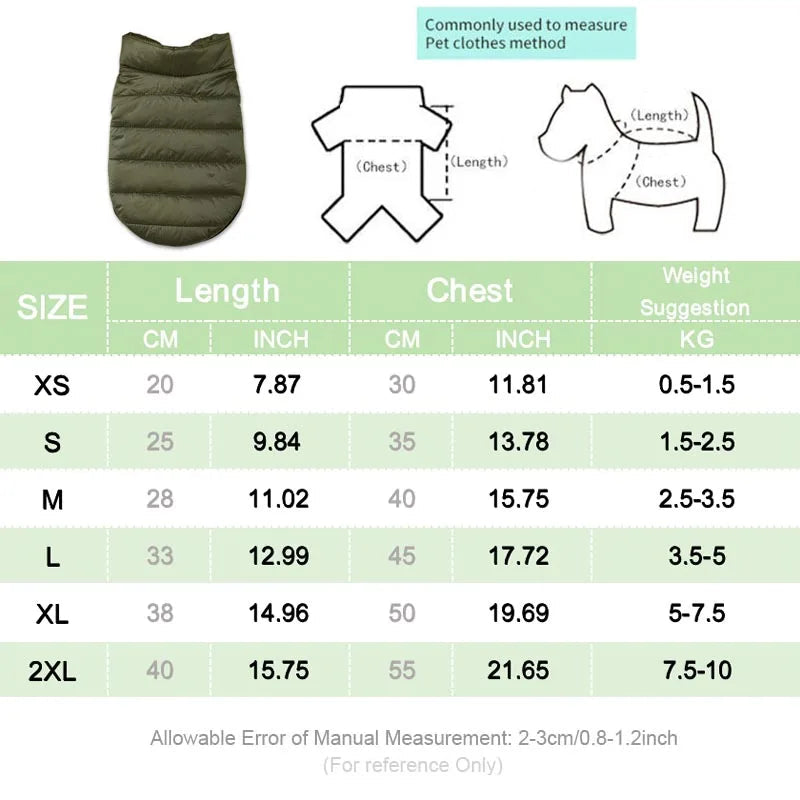 Small Cat Or Dog Winter Warm Pet Vest - Chihuahua, French Bulldog, Yorkie Puppy Coat Ditzy Petunia