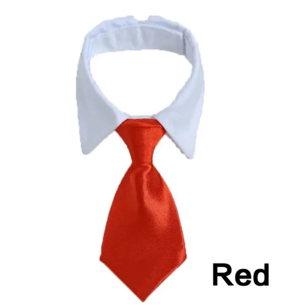 Adjustable Pet Bow Tie Necktie for Small Dogs and Cats - Formal Puppy Grooming Collar