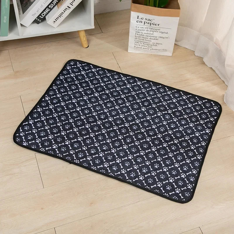 Washable and Reusable Dog Bed Mat – Waterproof, Anti-Slip, Multi-Layer Absorbent Pad