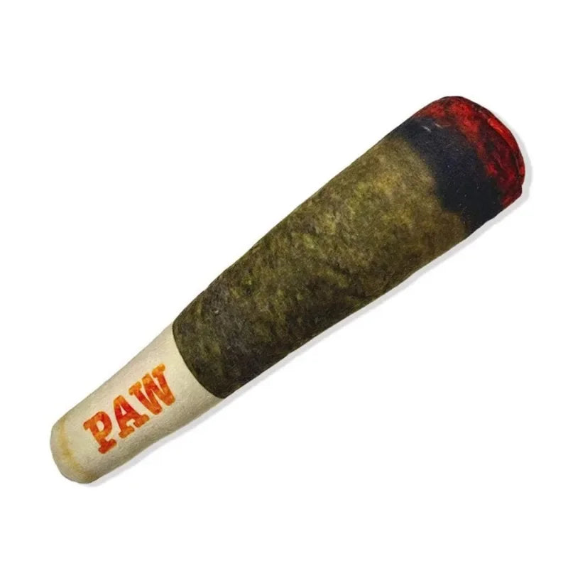 Interactive Dog Joint Sound Puppy Toys Cigar For Small Resistant Squeak Dogs Indestructible Dog Plush Chewing Toy Pet Bite Toys