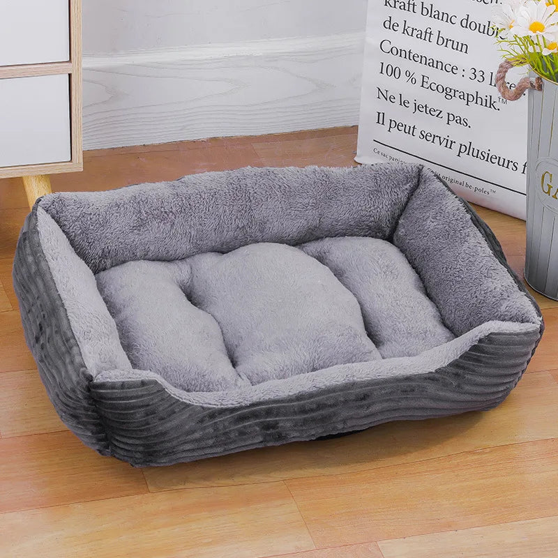 Soft Breathable Dog Bed Waterproof Non-Slip Cushion for Small Medium Large Pets - Machine Washable Puppy Sofa Mat Ditzy Petunia