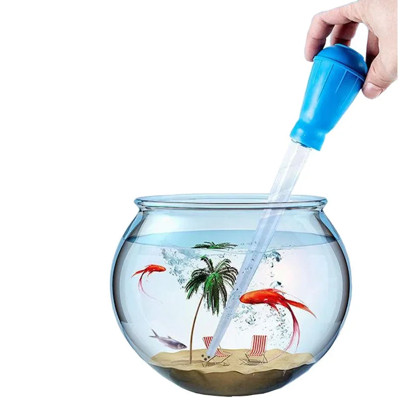 Aquarium Siphon Vacuum Cleaner, Pipette Water Changer & Fish Tank Cleaning Tool
