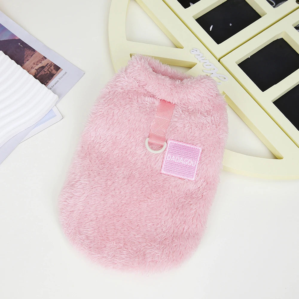 Winter Fleece Pet Vest – Cozy, Soft, and Perfect for Chilly Days